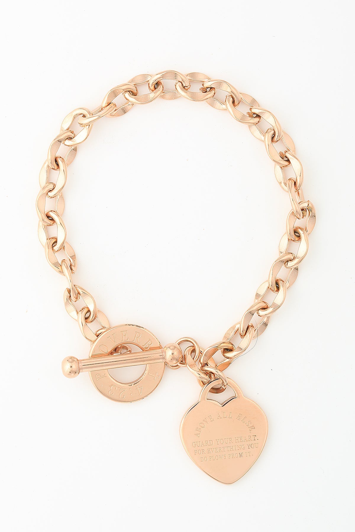 Amazing Grace™ Heart & Cross Bracelet