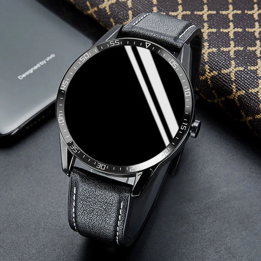 Xavier™ Leather Smartwatch